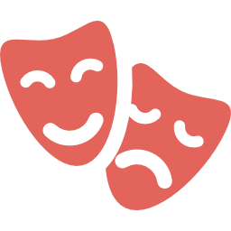 Icono máscaras teatro